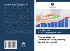 Buchcover von Finanzanalyse von Unternehmen und Bewertung des Betriebskapitals