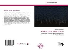 Capa do livro de Finite State Transducer 