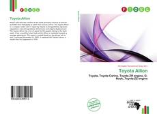 Capa do livro de Toyota Allion 