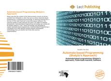 Bookcover of Automata-based Programming (Shalyto's Approach)