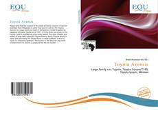 Toyota Avensis kitap kapağı