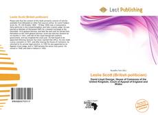 Capa do livro de Leslie Scott (British politician) 