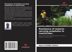 Portada del libro de Resistance of malaria-carrying anopheles to insecticides
