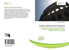 Buchcover von Publius Memmius Regulus