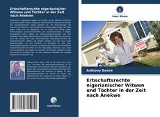 Buchcover von Erbschaftsrechte nigerianischer Witwen und Töchter in der Zeit nach Anekwe