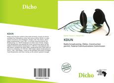Bookcover of KDUN