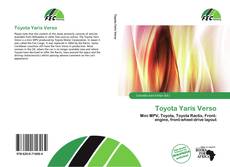 Toyota Yaris Verso的封面