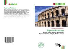 Papirius Fabianus kitap kapağı