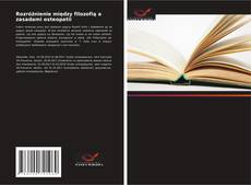 Buchcover von Rozróżnienie między filozofią a zasadami osteopatii