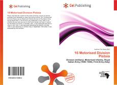 Couverture de 16 Motorised Division Pistoia