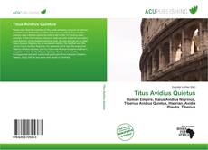 Copertina di Titus Avidius Quietus