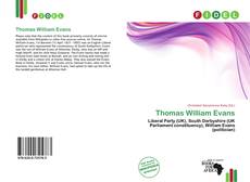 Capa do livro de Thomas William Evans 