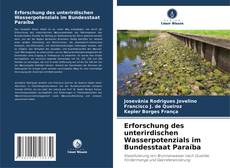 Copertina di Erforschung des unterirdischen Wasserpotenzials im Bundesstaat Paraíba
