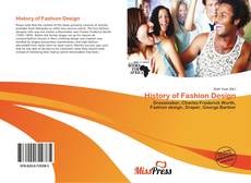 Bookcover of History of Fashion Design