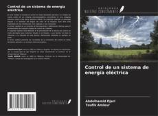 Capa do livro de Control de un sistema de energía eléctrica 