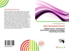 Portada del libro de John Desmond Cronin