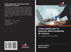 Bookcover of Linee guida per la stesura delle proposte di ricerca