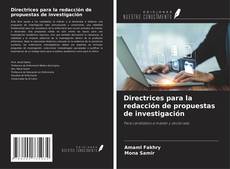 Copertina di Directrices para la redacción de propuestas de investigación