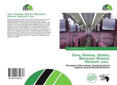Gare, Railway, Station, Marquise, Rinxent, Network, Line,的封面