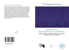 Bookcover of Homogeneous Coordinates