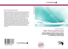 Bookcover of Ben Ford (politician)