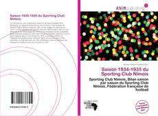 Saison 1934-1935 du Sporting Club Nîmois kitap kapağı