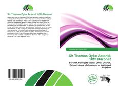 Sir Thomas Dyke Acland, 10th Baronet kitap kapağı