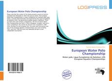 European Water Polo Championship kitap kapağı