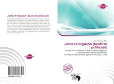 James Ferguson (Scottish politician) kitap kapağı