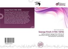 Buchcover von George Finch (1794–1870)