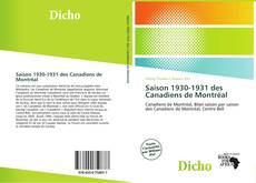 Saison 1930-1931 des Canadiens de Montréal kitap kapağı