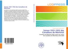 Saison 1931-1932 des Canadiens de Montréal kitap kapağı