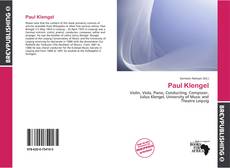 Paul Klengel kitap kapağı