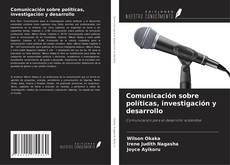 Buchcover von Comunicación sobre políticas, investigación y desarrollo