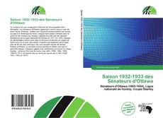 Обложка Saison 1932-1933 des Sénateurs d'Ottawa