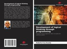 Development of logical thinking through programming kitap kapağı