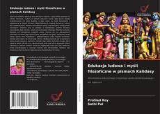 Copertina di Edukacja ludowa i myśli filozoficzne w pismach Kalidasy