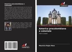 Buchcover von America precolombiana e coloniale