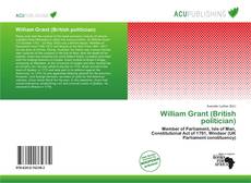 Portada del libro de William Grant (British politician)