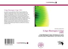 Capa do livro de Liège-Bastogne-Liège 1991 