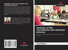 Analysis of the recruitment and selection process kitap kapağı