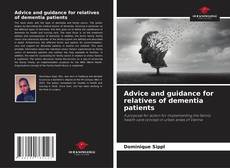 Advice and guidance for relatives of dementia patients kitap kapağı