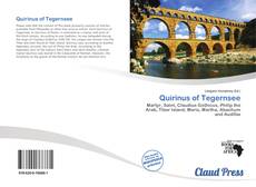 Portada del libro de Quirinus of Tegernsee