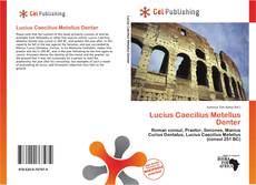 Portada del libro de Lucius Caecilius Metellus Denter