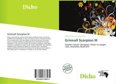 Couverture de Grinnall Scorpion III