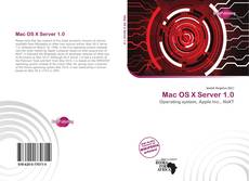 Bookcover of Mac OS X Server 1.0