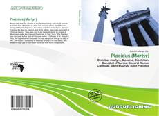 Portada del libro de Placidus (Martyr)