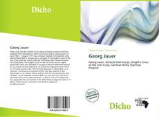 Capa do livro de Georg Jauer 