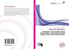 Capa do livro de Gerrick Weedon 