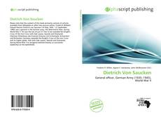 Dietrich Von Saucken kitap kapağı